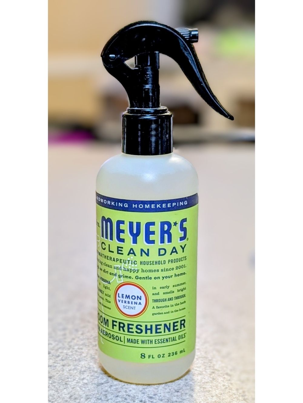 Clean Day Lemon Verbena Room Freshener Spray - Green